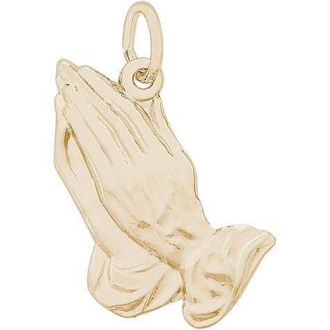 14K Gold Praying Hands Charm by Rembrandt Charms 14K Gold Praying Hands Charm by Rembrandt Charms