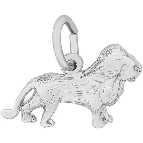 Sterling Silver Lion Accent Charm by Rembrandt Charms Sterling Silver Lion Accent Charm by Rembrandt Charms