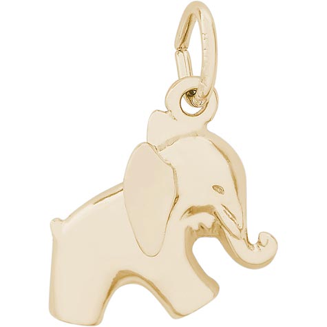10K Gold Baby Elephant Charm by Rembrandt Charms 10K Gold Baby Elephant Charm by Rembrandt Charms