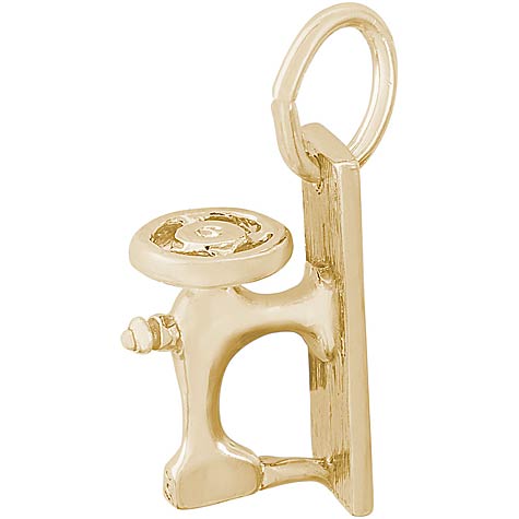 14k Gold Sewing Machine Charm by Rembrandt Charms 14k Gold Sewing Machine Charm by Rembrandt Charms