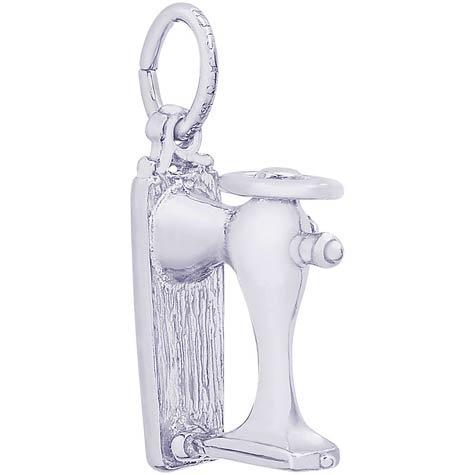 Sterling Silver Sewing Machine Charm by Rembrandt Charms Sterling Silver Sewing Machine Charm by Rembrandt Charms