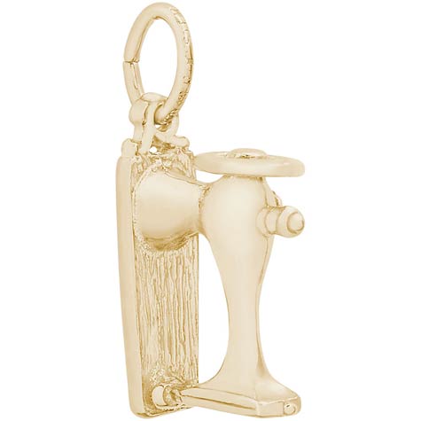 14k Gold Sewing Machine Charm by Rembrandt Charms 14k Gold Sewing Machine Charm by Rembrandt Charms