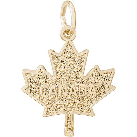10k Gold Canada Maple Leaf by Rembrandt Charms 10k Gold Canada Maple Leaf by Rembrandt Charms