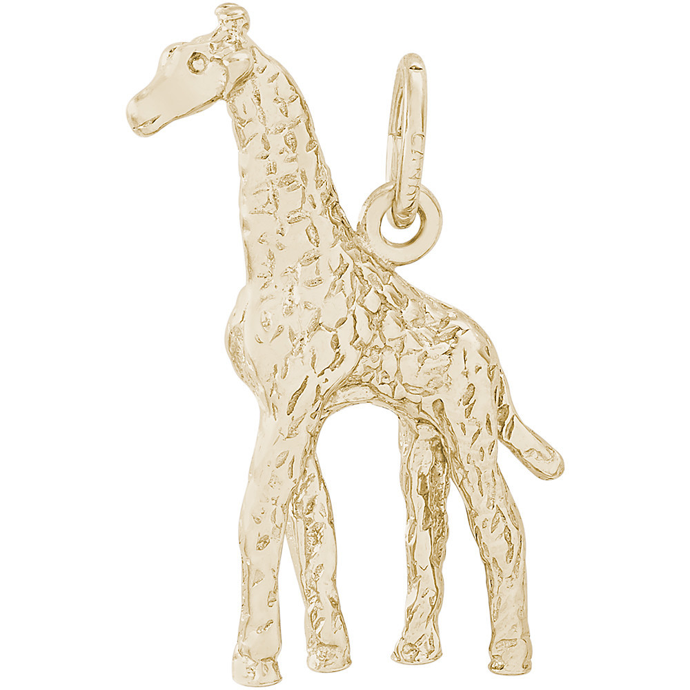 14K Gold Giraffe Charm by Rembrandt Charms 14K Gold Giraffe Charm by Rembrandt Charms