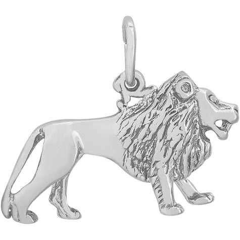 Sterling Silver Lion Charm by Rembrandt Charms Sterling Silver Lion Charm by Rembrandt Charms