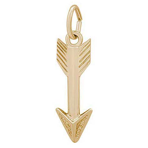 14K Gold Cupid's Arrow Charm by Rembrandt Charms 14K Gold Cupid's Arrow Charm by Rembrandt Charms