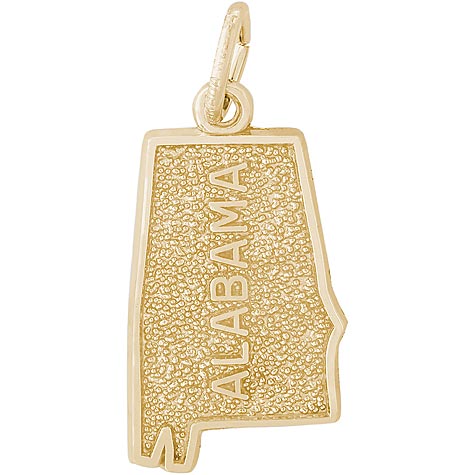 14K Gold Alabama Charm by Rembrandt Charms 14K Gold Alabama Charm by Rembrandt Charms