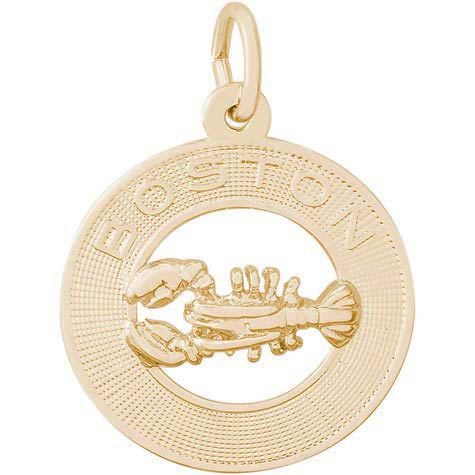 14K Gold Boston Lobster Charm by Rembrandt Charms 14K Gold Boston Lobster Charm by Rembrandt Charms