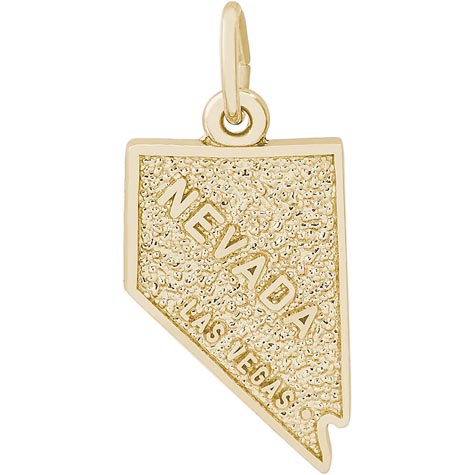 14K Gold Las Vegas Nevada Charm by Rembrandt Charms 14K Gold Las Vegas Nevada Charm by Rembrandt Charms