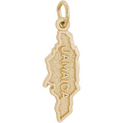 14k Gold Jamaica Charm by Rembrandt Charms 14k Gold Jamaica Charm by Rembrandt Charms