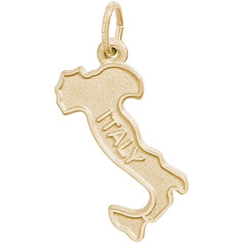 14K Gold Italy Map Charm by Rembrandt Charms 14K Gold Italy Map Charm by Rembrandt Charms