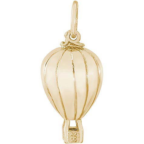 14K Gold Hot Air Balloon Ride Charm by Rembrandt Charms 14K Gold Hot Air Balloon Ride Charm by Rembrandt Charms