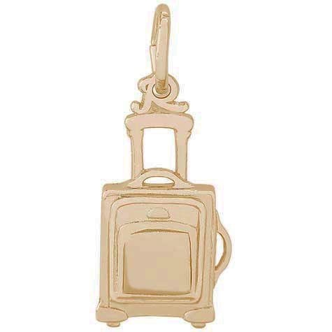 14K Gold Suitcase Charm by Rembrandt Charms 14K Gold Suitcase Charm by Rembrandt Charms
