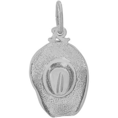 Sterling Silver Cowboy Hat Charm by Rembrandt Charms Sterling Silver Cowboy Hat Charm by Rembrandt Charms