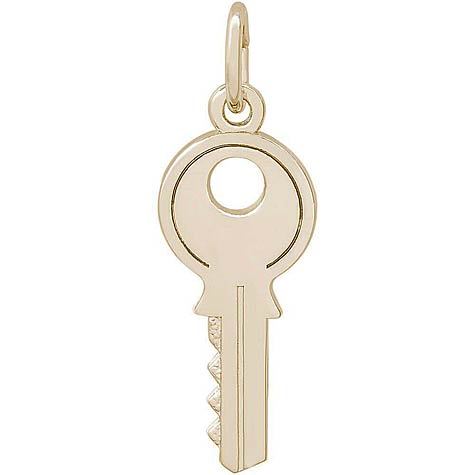 10K Gold House Key Charm by Rembrandt Charms 10K Gold House Key Charm by Rembrandt Charms