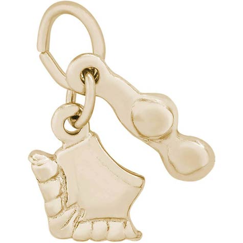 10K Gold Bikini Accent Charm by Rembrandt Charms 10K Gold Bikini Accent Charm by Rembrandt Charms