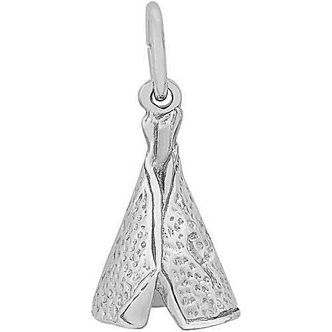 Sterling Silver Tepee Charm by Rembrandt Charms Sterling Silver Tepee Charm by Rembrandt Charms