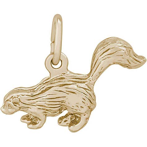 10K Gold Skunk Charm by Rembrandt Charms 10K Gold Skunk Charm by Rembrandt Charms