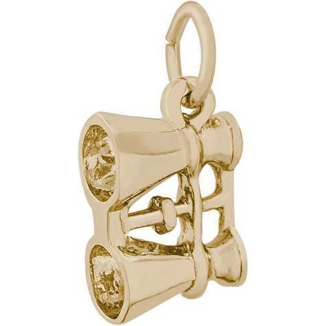 10K Gold Binoculars Charm by Rembrandt Charms 10K Gold Binoculars Charm by Rembrandt Charms