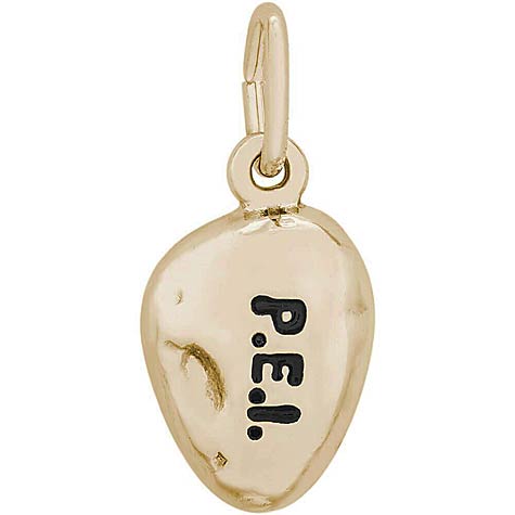 14K Gold Prince Edward Is. Potato Charm by Rembrandt Charms 14K Gold Prince Edward Is. Potato Charm by Rembrandt Charms