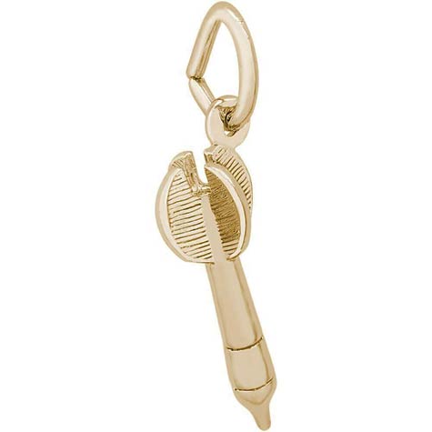 14K Gold Dart Accent Charm by Rembrandt Charms 14K Gold Dart Accent Charm by Rembrandt Charms