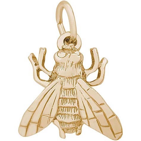 10K Gold Fly Charm by Rembrandt Charms 10K Gold Fly Charm by Rembrandt Charms