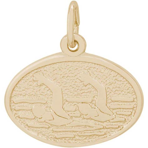 14K Gold Synchronized Swimming Charm by Rembrandt Charms 14K Gold Synchronized Swimming Charm by Rembrandt Charms