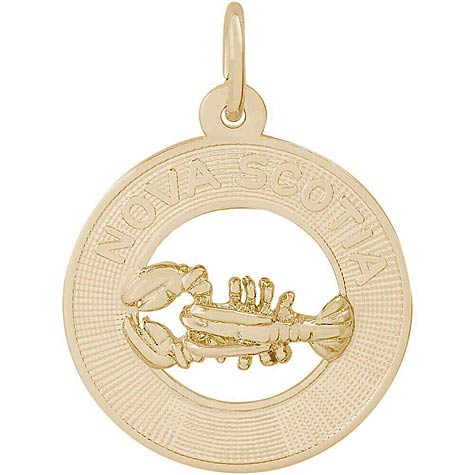 14K Gold Nova Scotia Charm by Rembrandt Charms 14K Gold Nova Scotia Charm by Rembrandt Charms