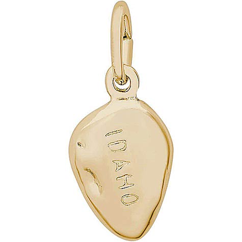 14K Gold Idaho Potato Charm by Rembrandt Charms 14K Gold Idaho Potato Charm by Rembrandt Charms