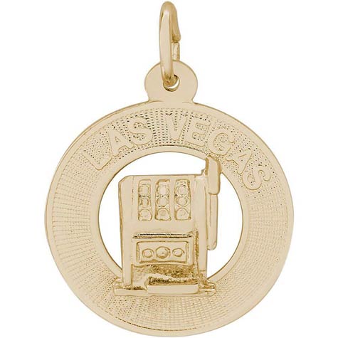 14k Gold Las Vegas Charm by Rembrandt Charms 14k Gold Las Vegas Charm by Rembrandt Charms