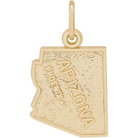 14K Gold Phoenix Arizona Charm by Rembrandt Charms 14K Gold Phoenix Arizona Charm by Rembrandt Charms