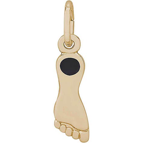 14K Gold Black Heel N. Carolina Charm by Rembrandt Charms 14K Gold Black Heel N. Carolina Charm by Rembrandt Charms