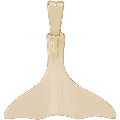 14K Gold Orca Whale Tail Pendant by Rembrandt Charms 14K Gold Orca Whale Tail Pendant by Rembrandt Charms