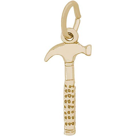 14K Gold Hammer Charm by Rembrandt Charms 14K Gold Hammer Charm by Rembrandt Charms