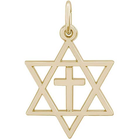 14K Gold Interfaith Symbol Charm by Rembrandt Charms 14K Gold Interfaith Symbol Charm by Rembrandt Charms