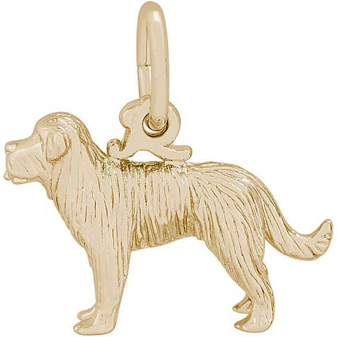 14K Gold St Bernard Dog Charm by Rembrandt Charms 14K Gold St Bernard Dog Charm by Rembrandt Charms