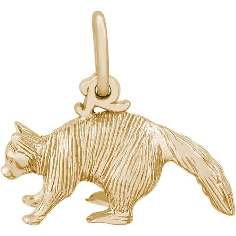 14K Gold Raccoon Charm by Rembrandt Charms 14K Gold Raccoon Charm by Rembrandt Charms
