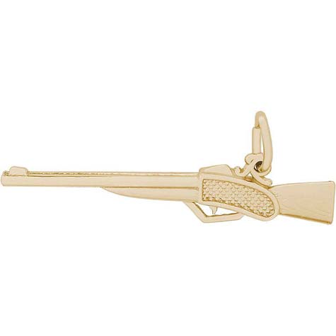 14K Gold Rifle Charm by Rembrandt Charms 14K Gold Rifle Charm by Rembrandt Charms
