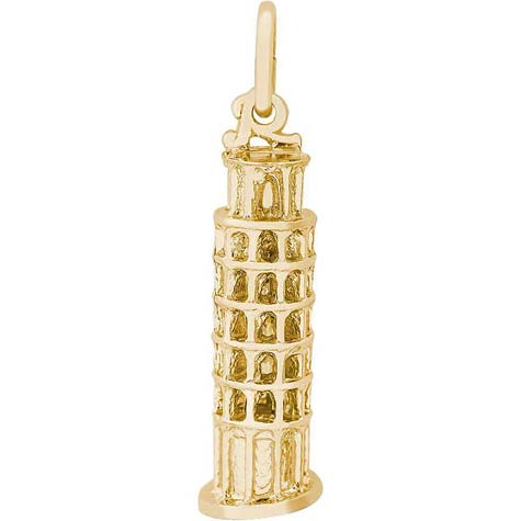 14k Gold Leaning Tower of Pisa by Rembrandt Charms 14k Gold Leaning Tower of Pisa by Rembrandt Charms