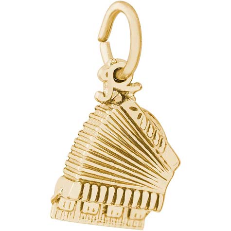 14K Gold Accordion Charm by Rembrandt Charms 14K Gold Accordion Charm by Rembrandt Charms
