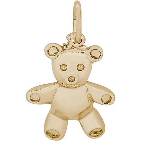 14K Gold Teddy Bear Charm by Rembrandt Charms 14K Gold Teddy Bear Charm by Rembrandt Charms