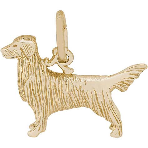 14K Gold Retriever Charm by Rembrandt Charms 14K Gold Retriever Charm by Rembrandt Charms