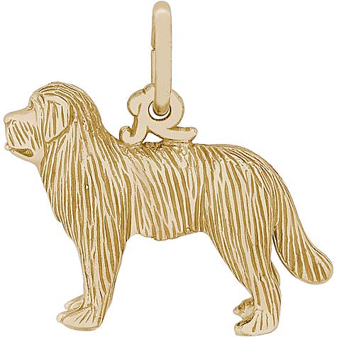 14K Gold Newfoundland Dog Charm by Rembrandt Charms 14K Gold Newfoundland Dog Charm by Rembrandt Charms