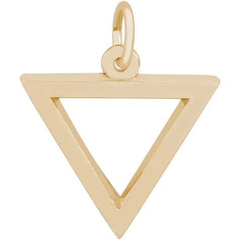 14K Gold Triangle Trinity Charm by Rembrandt Charms 14K Gold Triangle Trinity Charm by Rembrandt Charms