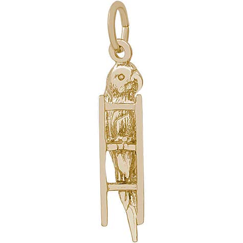 14K Gold Budgie Charm by Rembrandt Charms 14K Gold Budgie Charm by Rembrandt Charms