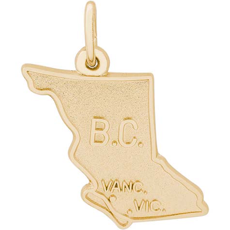14K Gold British Columbia Charm by Rembrandt Charms 14K Gold British Columbia Charm by Rembrandt Charms