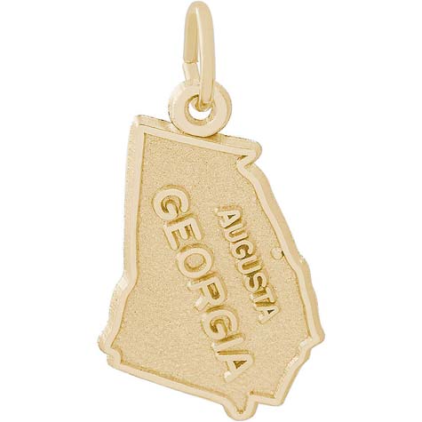 14K Gold Augusta, Georgia Charm by Rembrandt Charms 14K Gold Augusta, Georgia Charm by Rembrandt Charms