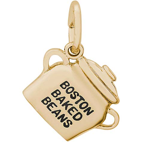 14K Gold Boston Baked Beans Charm by Rembrandt Charms 14K Gold Boston Baked Beans Charm by Rembrandt Charms