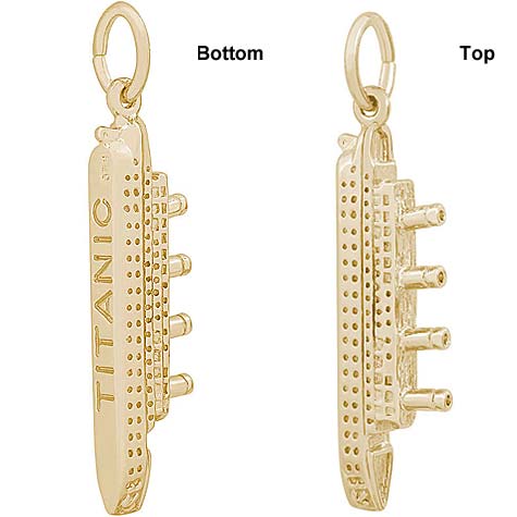 14K Gold Titanic Charm by Rembrandt Charms 14K Gold Titanic Charm by Rembrandt Charms