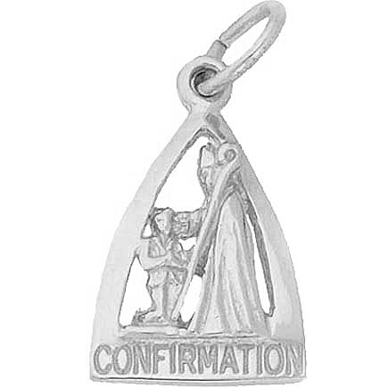 Sterling Silver Confirmation Charm by Rembrandt Charms Sterling Silver Confirmation Charm by Rembrandt Charms